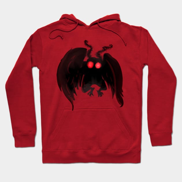 mothman Hoodie by inkpocket